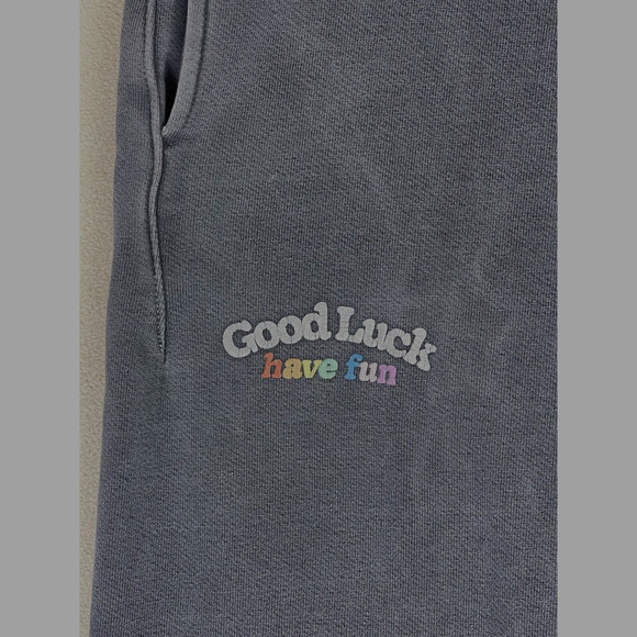 Meta Mens M Jogger Sweatpants Elastic Waist Drawstring Pocket Graphic Print‎ - Picture 3 of 12